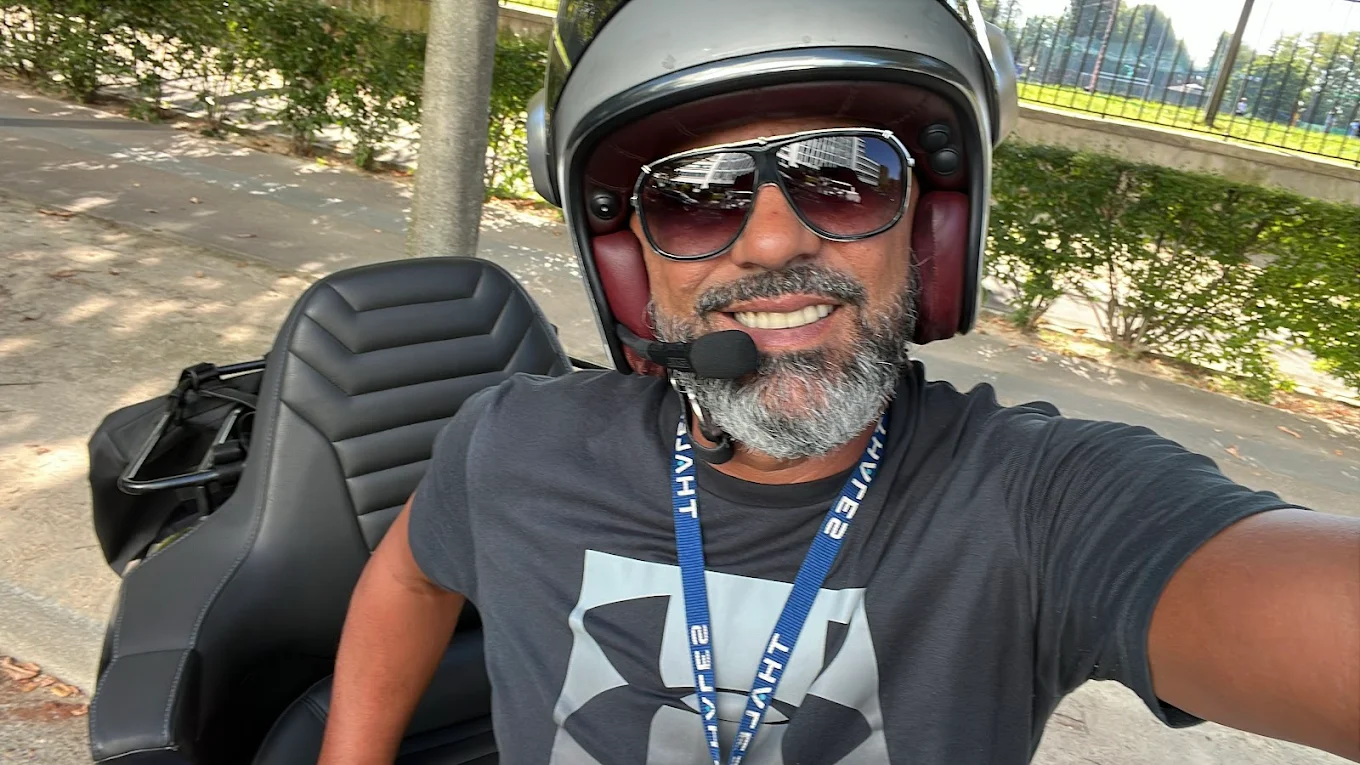 Khaled le fondateur de Paris Amplitude, Taxi moto à Paris